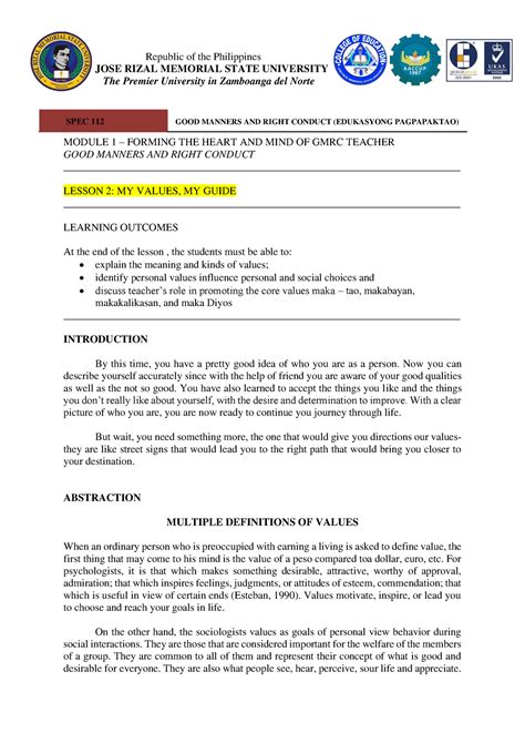 Classification of Students – JOSE RIZAL MEMORIAL STATE .